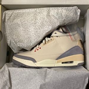 NWT jordan 3 “muslin”